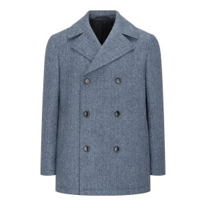 Double Breasted Irish Herringbone Tweed Coat, €425, Triona Design